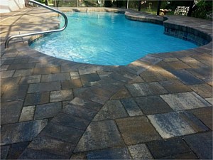 Pool Deck Pavers Maintenance, Spring Hill, FL